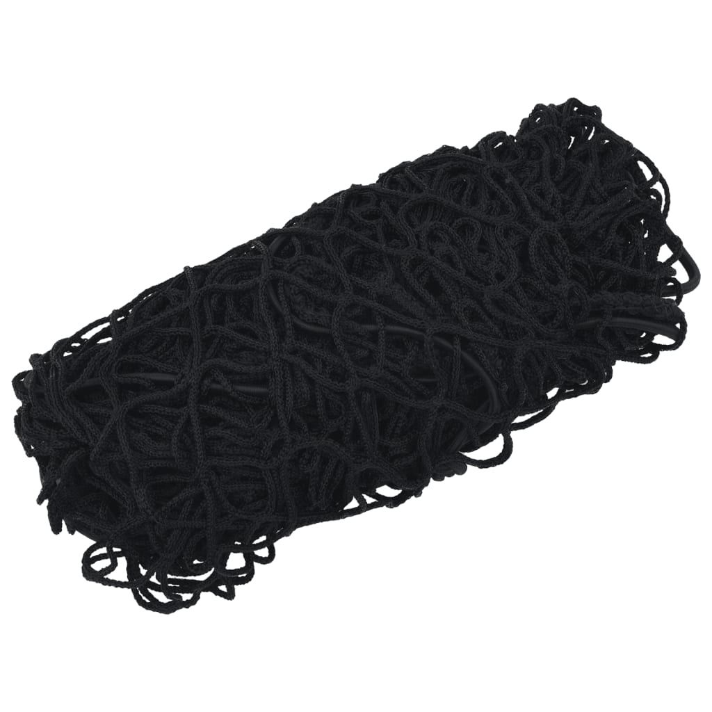 VidaXL Anhängernetz, elastisches Seil, 8 x 3,5 m, Polypropylen, Schwarz