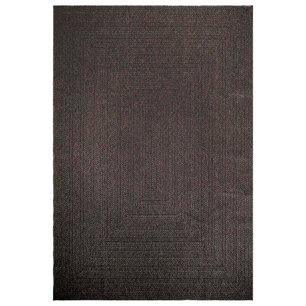 Vidaxl vloerkleed zizur binnen en buiten 200x290cm jute look antraciet