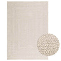VidaXL Bodenteppich Zizur für drinnen und draußen, 120 x 170 cm, Jute-Optik