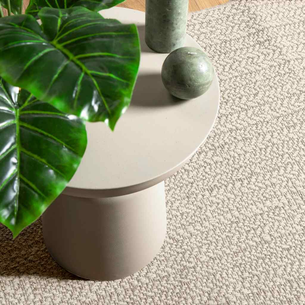 VidaXL Bodenteppich Zizur für drinnen und draußen, 120 x 170 cm, Jute-Optik