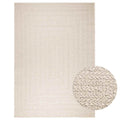 VidaXL Teppich Zizur Raum innen und außenhalb 200x290 cm Jute Look