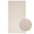 VidaXL Bodenteppich Zizur für drinnen und draußen, 80 x 150 cm, Jute-Optik