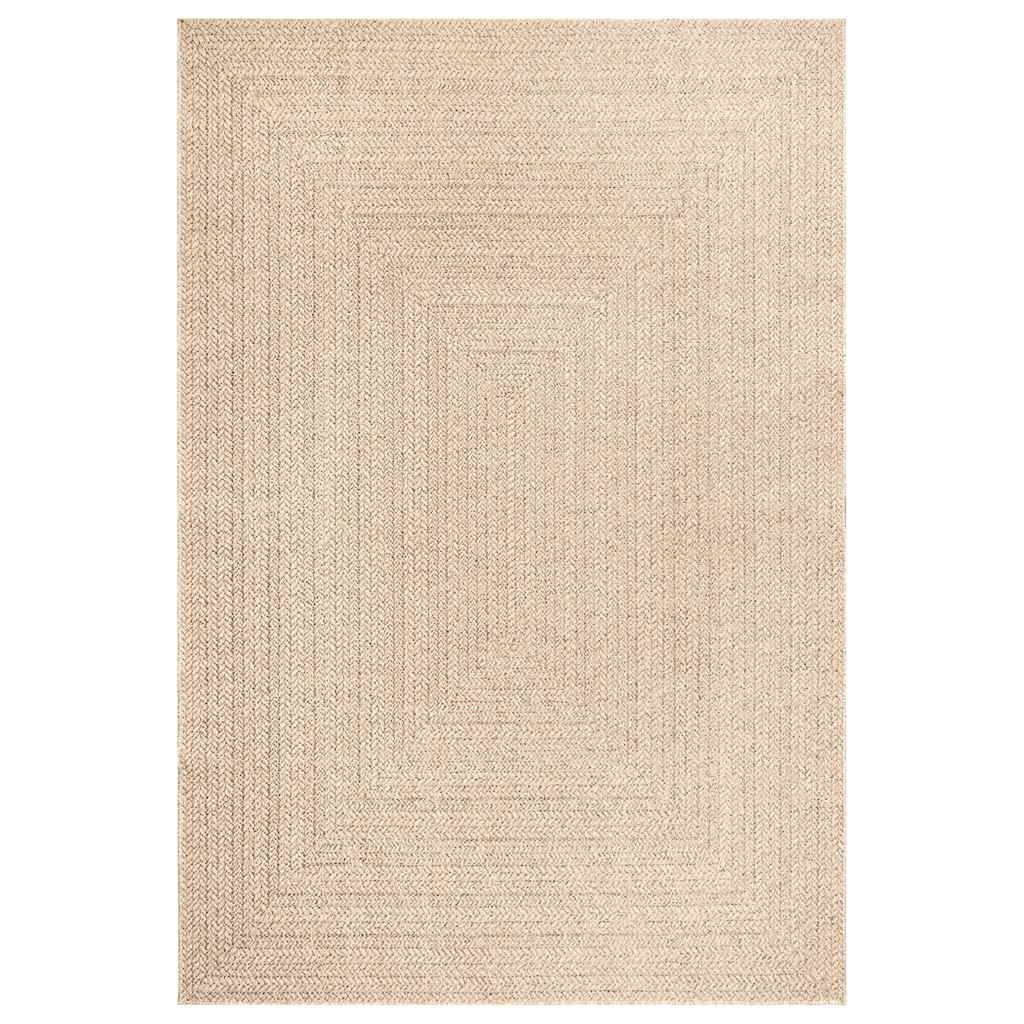 Vidaxl Teppich Zizur Beige in einer Grundfläche von 240x340 cm Jute-Optik