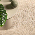 Vidaxl vloerkleed zizur beige binnen en buiten 120x170 cm jute look