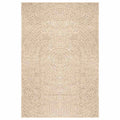 Vidaxl vloerkleed zizur beige binnen en buiten 140x200 cm jute look