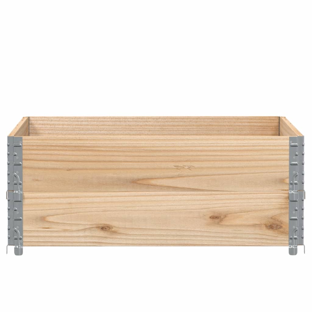 VidaXL Plantenbak 100x100 cm massief grenenhout