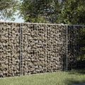 Vidaxx Gabione 100x50x100 cm verzinkt eisensilber gefärbt