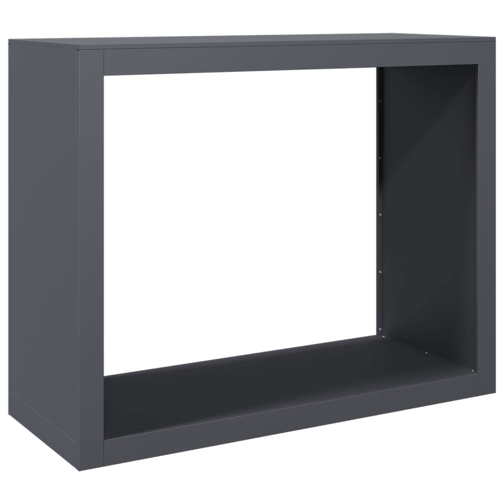 VIDAXL -Kamin 100x40x80 cm Stahl Anthrazit -lackiert