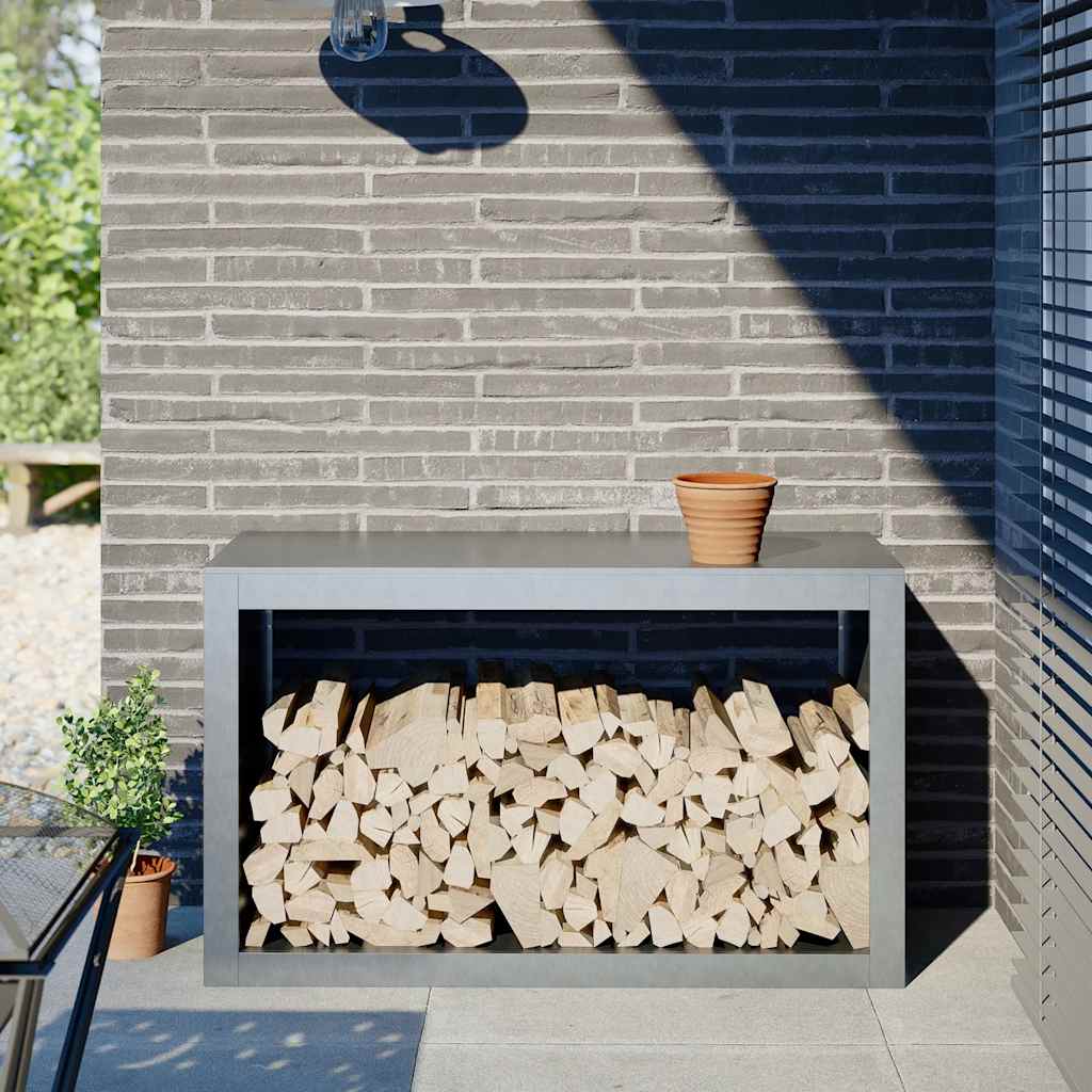 Vidaxxl -Kamin 100x40x60 cm verzinkter Stahl