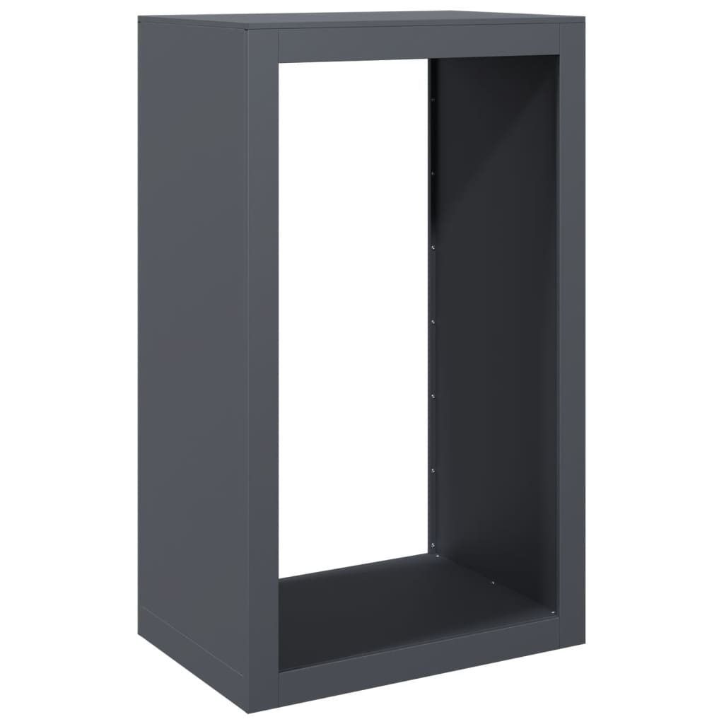 VIDAXL -Kamin 60x40x100 cm Stahl Anthrazit -lackiert