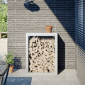VidaXL Kamin 60x40x80 cm Stahlweiß