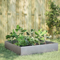 VIDAXL -Planzer vermehrte 100x100x33,5 cm verzinkter Stahl