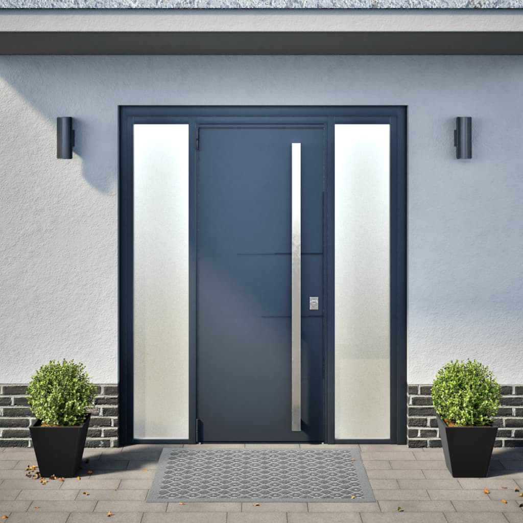 Vidaxx Pflanzer 2 ST 30x30x30 cm Stahl schwarz