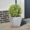 VidaXL Pflanzkübel 30x30x30 cm, verzinkter Stahl