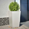 Vidaxl plantenbak 45x45x75 cm roestvrij staal