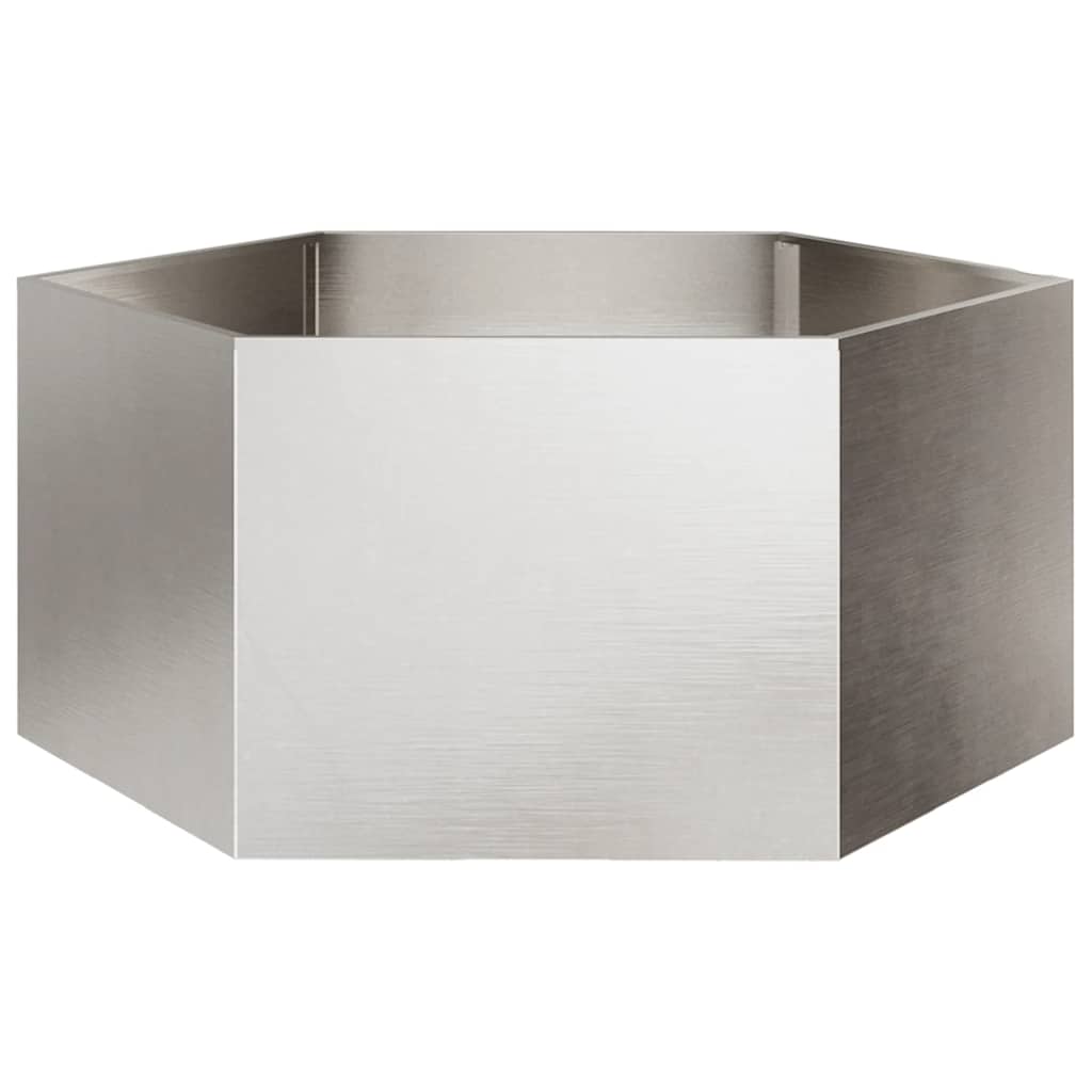 Vidaxx Plannet Henhoek 104x90x45 cm Edelstahl