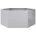 VIDAXL - Pflanzer Bennet Sechseck 104x90x45 cm verzinkter Stahl