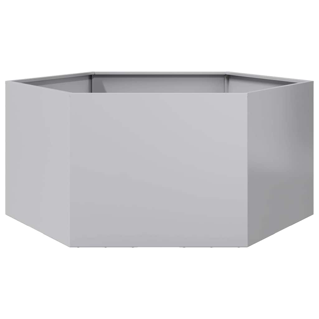 VIDAXL - Pflanzer Bennet Sechseck 104x90x45 cm verzinkter Stahl