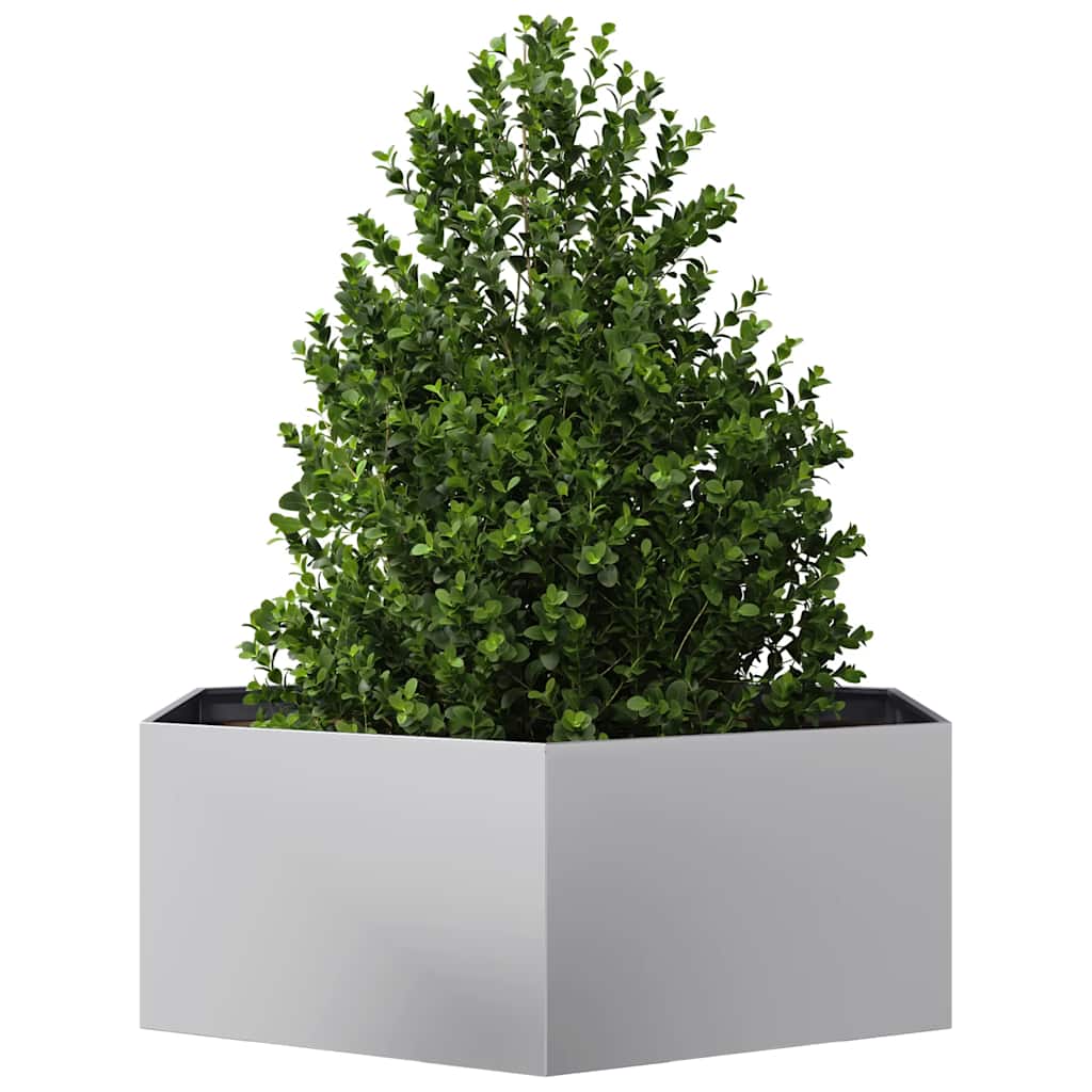 VIDAXL - Pflanzer Bennet Sechseck 138x120x45 cm verzinkter Stahl