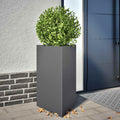 VIDAXL -Pflanzer -Dreieck 50x43x75 cm Stahl Anthrazit -lackiert