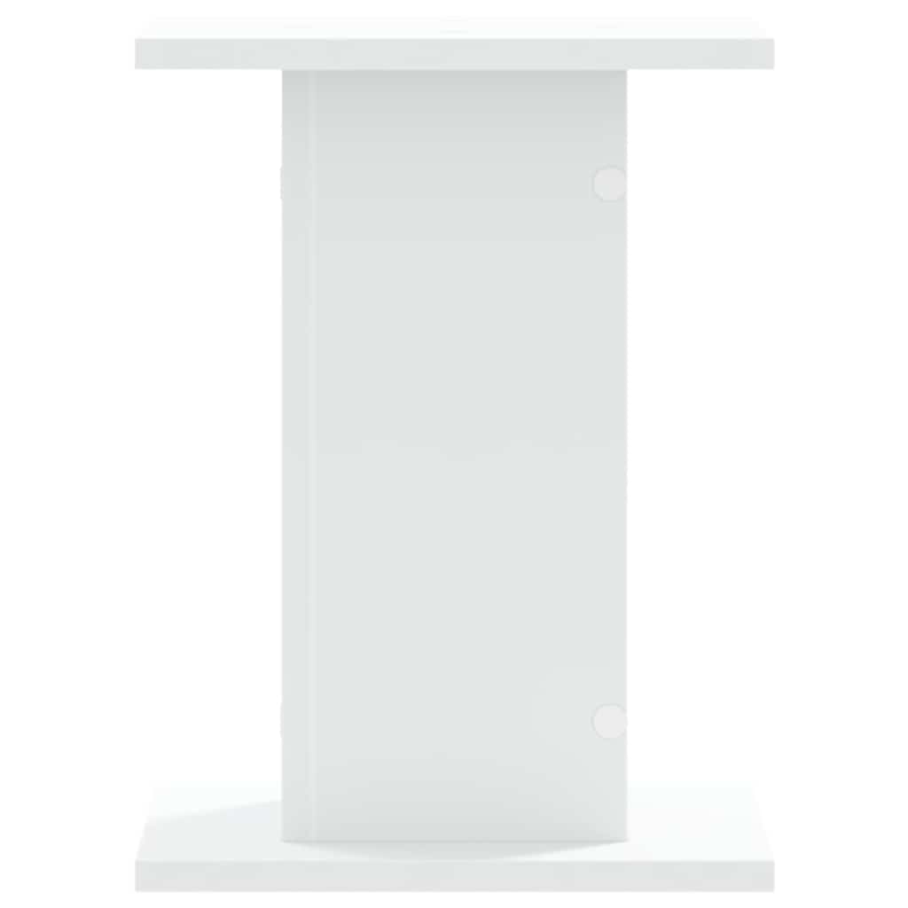 Vidaxl -Lautsprecher steht 2 Stück 30x30x40 cm verarbeitetes Holz weiß