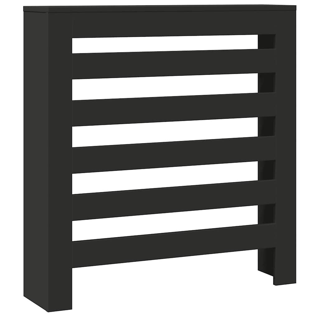 VIDAXL - Heizkörperkonstruktion 78x20x82 cm, Ausführung Holz schwarz