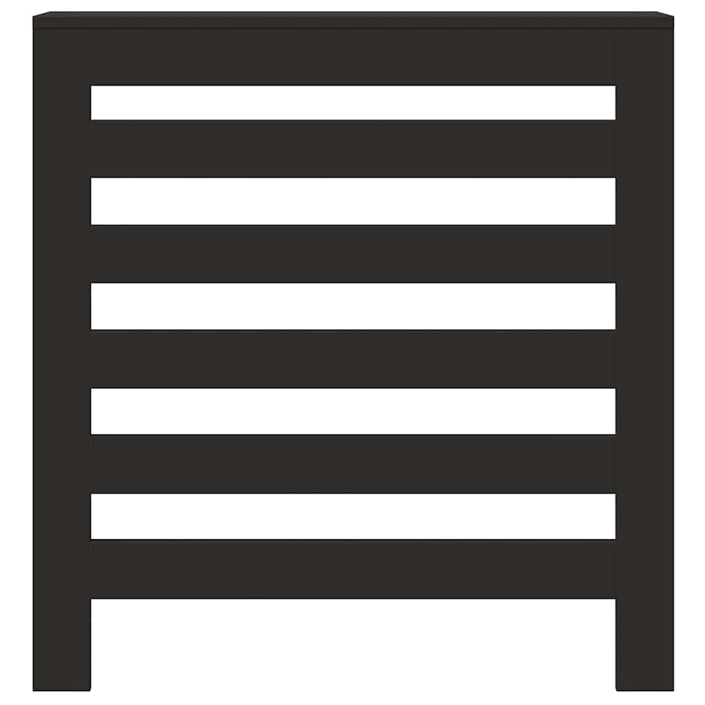 Vidaxl radiatorombouw 78x20x82 cm bewerkt hout zwart