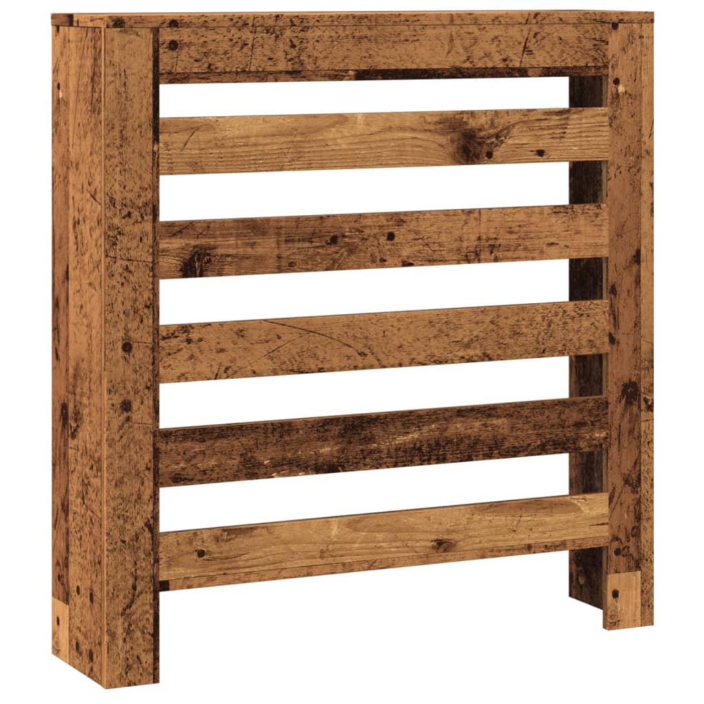 VIDAXL -Heizkörperkonstruktion 78x20x82 cm verarbeitetes Holz altes Holz