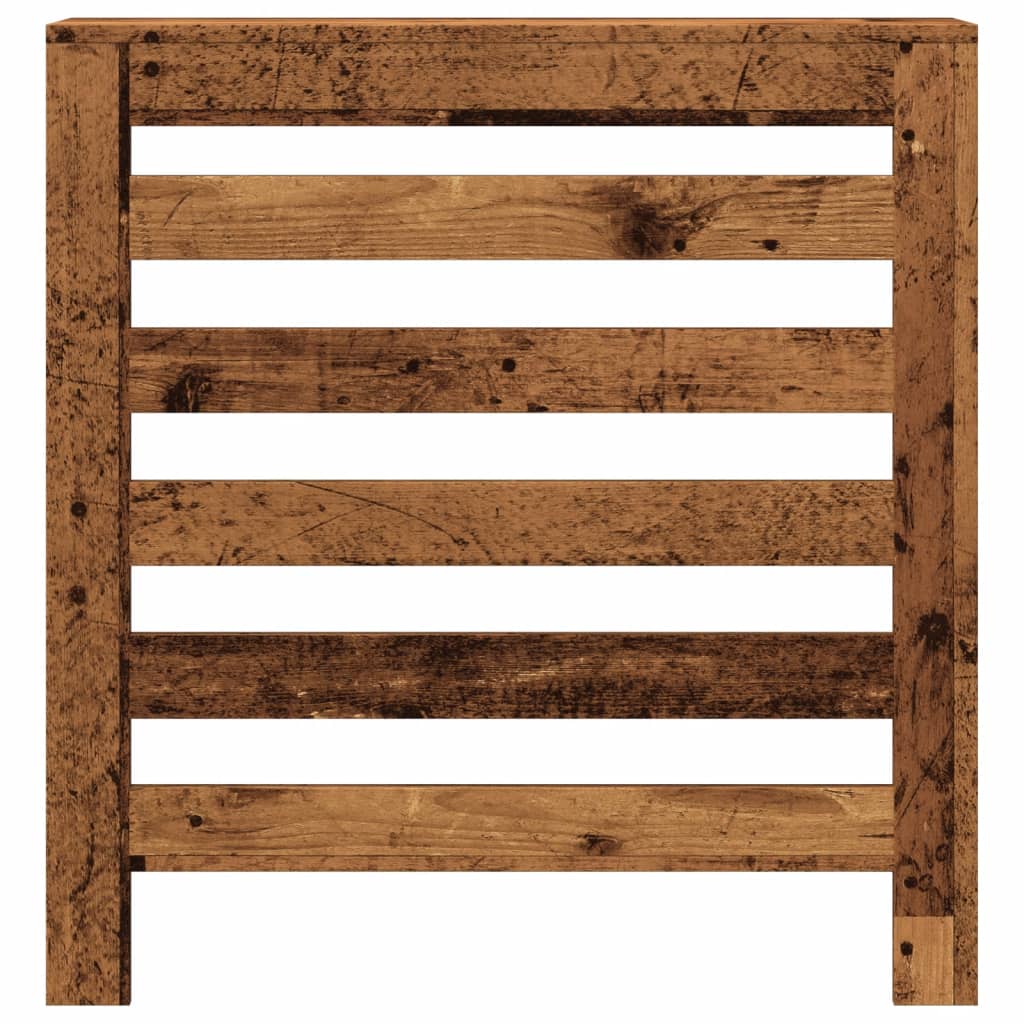 VIDAXL -Heizkörperkonstruktion 78x20x82 cm verarbeitetes Holz altes Holz