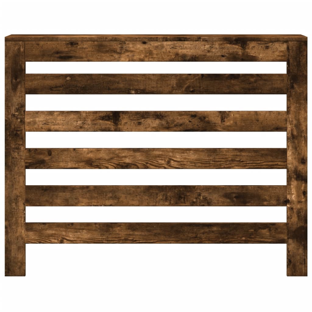 Vidaxl radiatorombouw 104x20x82 cm bewerkt hout gerookt eikenkleurig