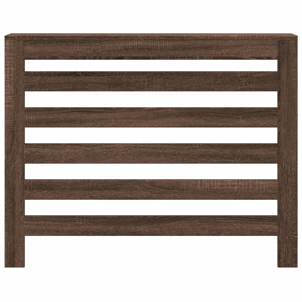 Vidaxl radiatorombouw 104x20x82 cm bewerkt hout bruin eikenkleurig