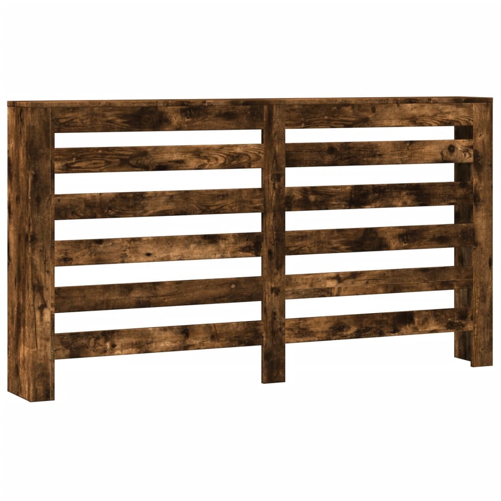 Vidaxl radiatorombouw 149x20x82 cm bewerkt hout gerookt eikenkleurig