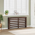 Vidaxl radiatorombouw 149x20x82 cm bewerkt hout bruin eikenkleurig