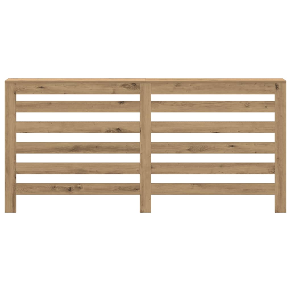 Vidaxl radiatorombouw 175x20x82 cm bewerkt hout artisanaal eikenkleur