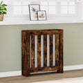 Vidaxl radiatorombouw 78x20x82 cm bewerkt hout gerookt eikenkleurig