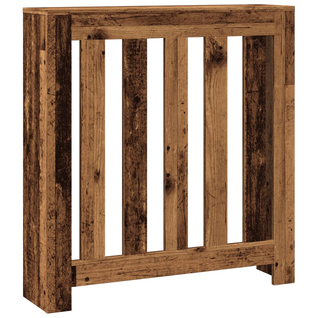 VIDAXL -Heizkörperkonstruktion 78x20x82 cm verarbeitetes Holz altes Holz