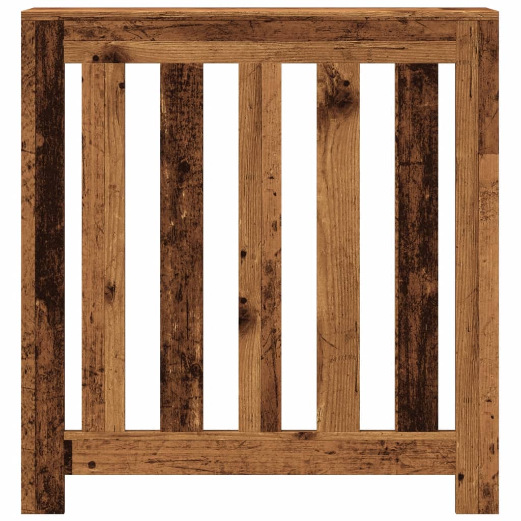 VIDAXL -Heizkörperkonstruktion 78x20x82 cm verarbeitetes Holz altes Holz
