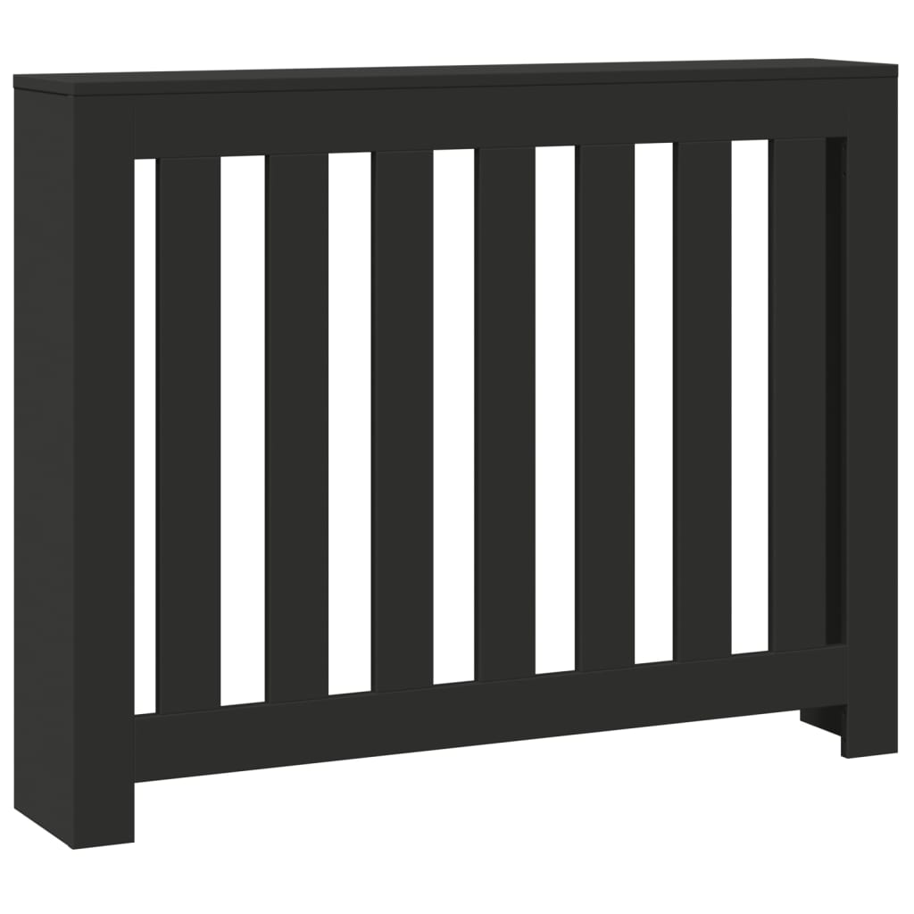 VIDAXL - Heizkörperkonstruktion 104 x 20 x 82 cm, Ausführung Holz schwarz