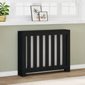 Vidaxl radiatorombouw 104x20x82 cm bewerkt hout zwart