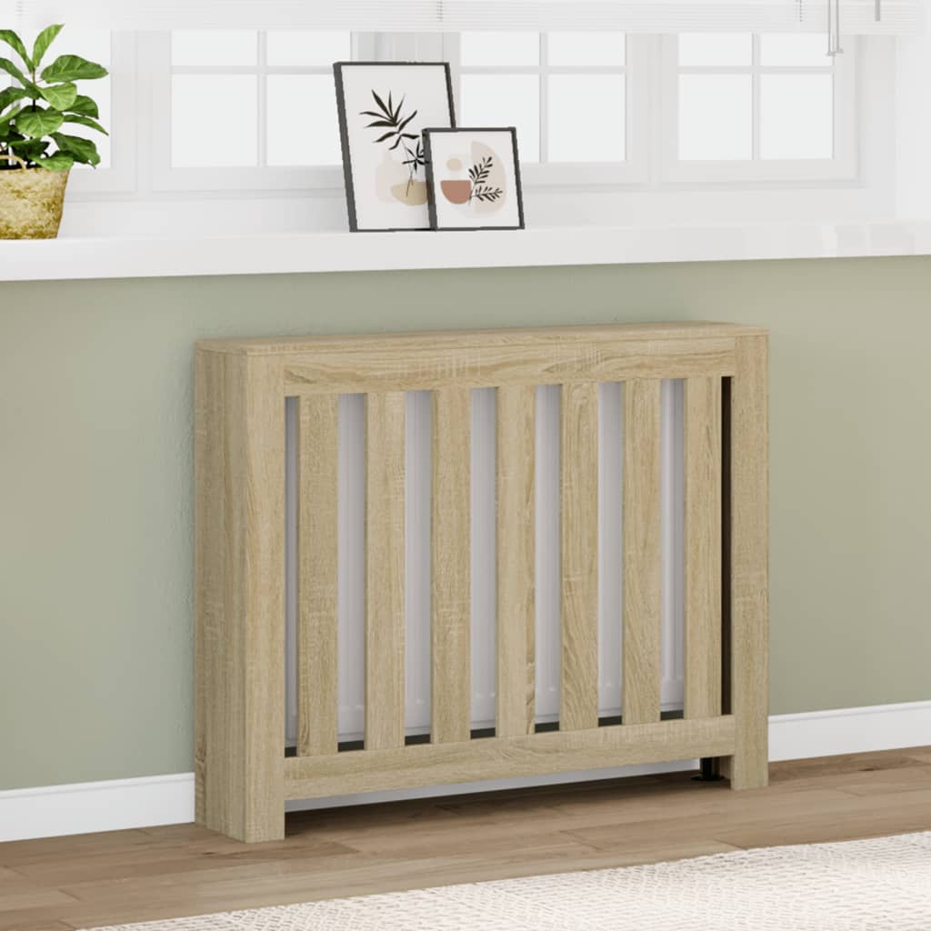VIDAXL - Heizkörperkonstruktion 104x20x82 cm, Ausführung Holz Sonoma Finish
