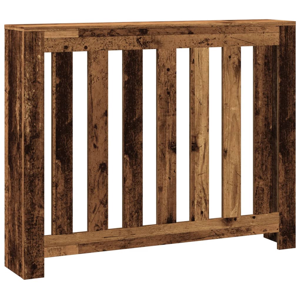 VIDAXL - Heizkörperkonstruktion 104x20x82 cm, Ausführung Holz, altes Holz
