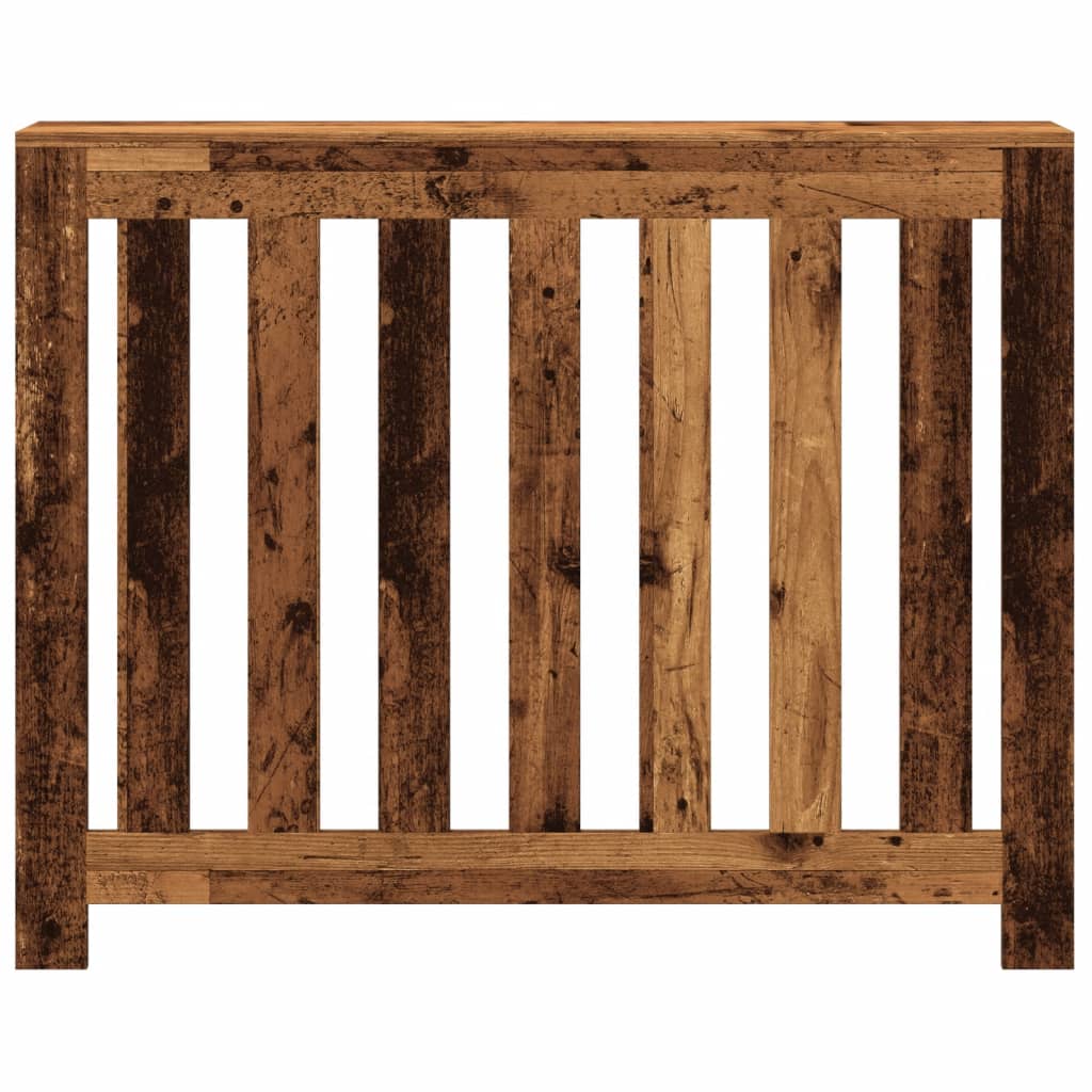 VIDAXL - Heizkörperkonstruktion 104x20x82 cm, Ausführung Holz, altes Holz