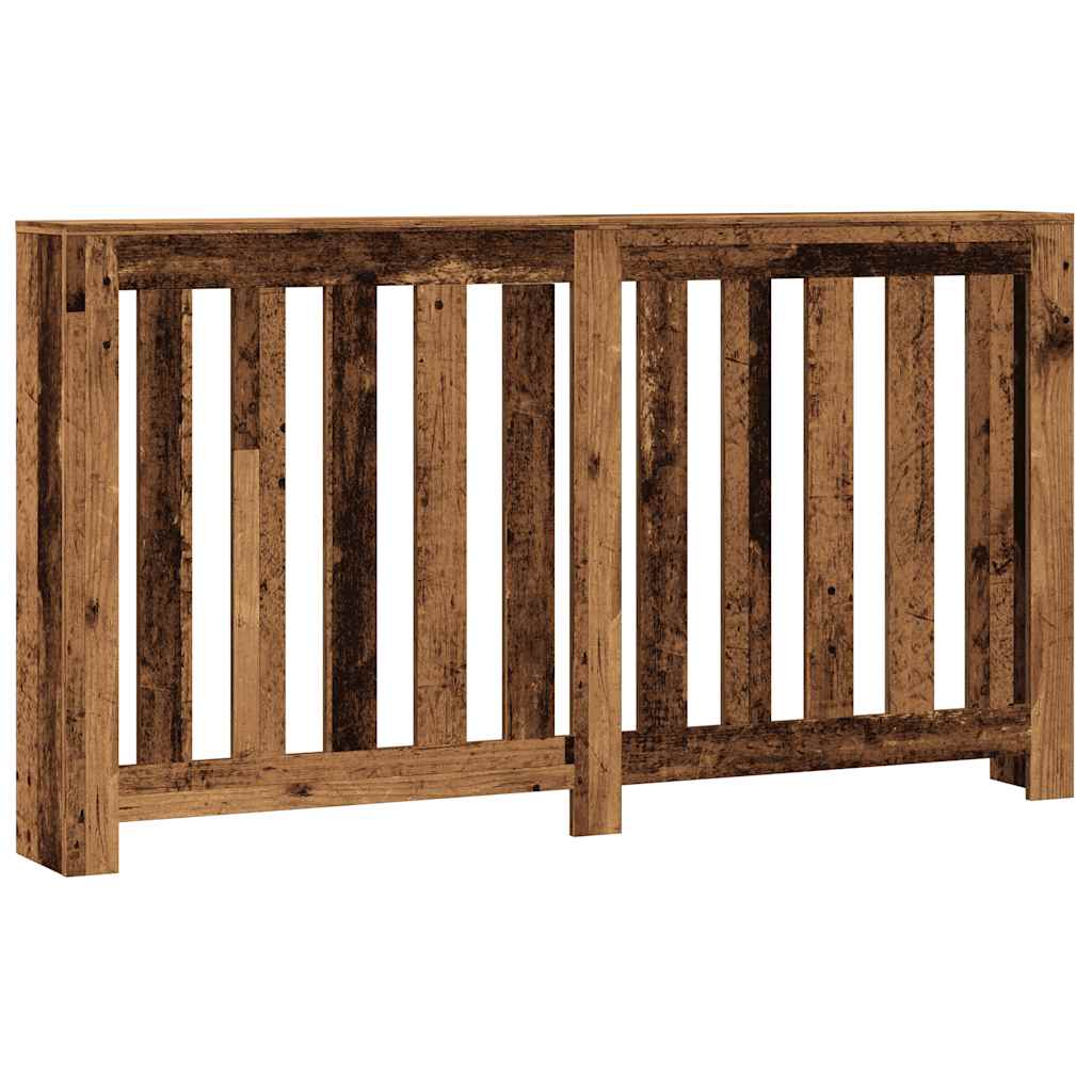 VIDAXL - Heizkörperkonstruktion 149x20x82 cm, Ausführung Holz, altes Holz