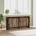 Vidaxl radiatorombouw 175x20x82 cm bewerkt hout gerookt eikenkleurig