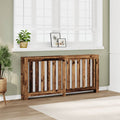 Vidaxl radiatorombouw 175x20x82 cm bewerkt hout oud hout