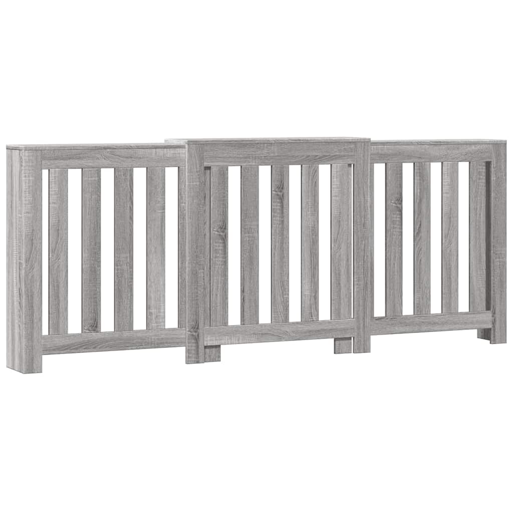 VIDAXL -Heizkörperkonstruktion 205x21,5x83,5 cm verarbeiteter Holzgrau Sonoma -Eiche