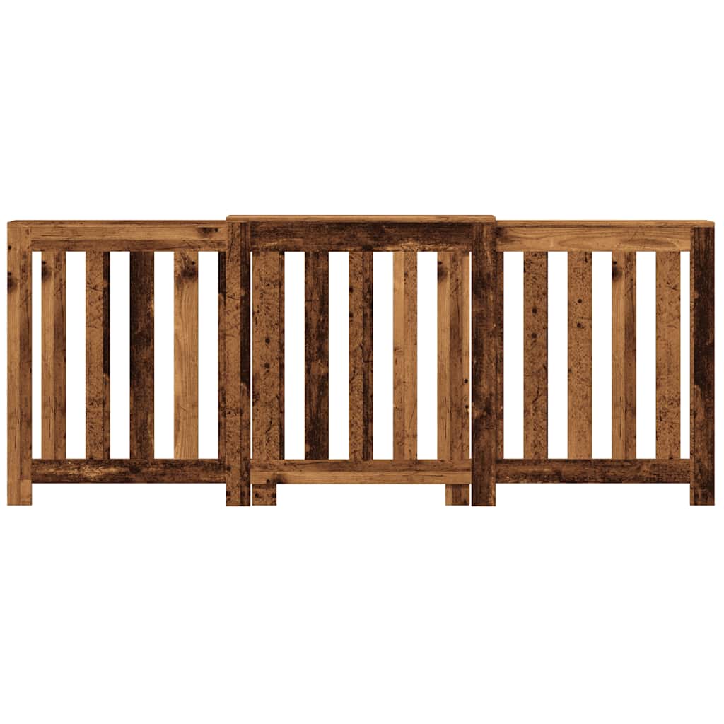 VIDAXL -Heizkörperkonstruktion 205x21,5x83,5 cm verarbeitetes Holz Altholz Holz