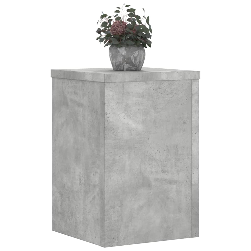 VIDAXL -Anlagenstandards 2 ST 20x20x30 cm verarbeitete Holzbeton grau