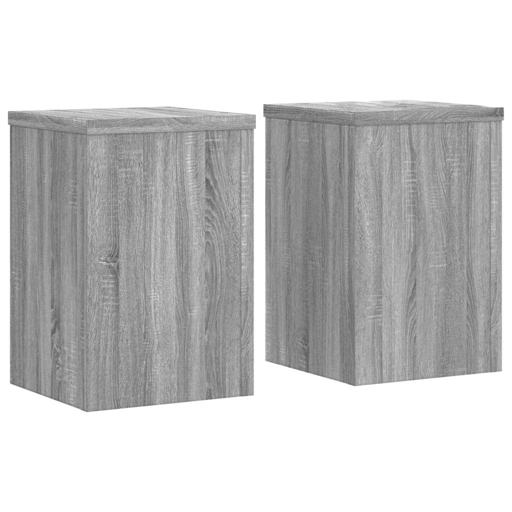 VIDAXL -Planzenstandards 2 ST 20x20x30 cm fertig Holzgrau Sonoma