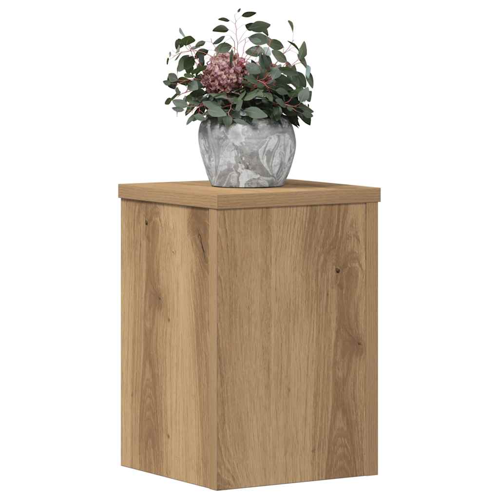 VIDAXL -Planzständer 2 Stk. 20x20x30 cm Holzhandwerker -Eiche